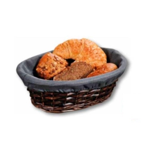 Flettet brødkurv - Oval 32 x 23 cm.