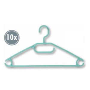 Bøjler i plast - Mint 10 stk.