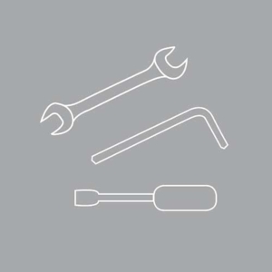 Reservepude løs - Hvid