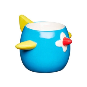 Æggebæger med flyvemaskine