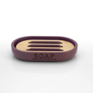 Nature sæbeskål - Vinrød