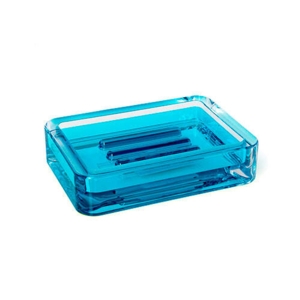 Elegance akryl sæbeskål - Turkis