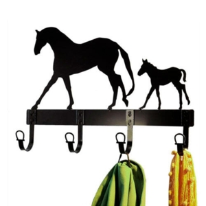 Heste knagerække - 4 knager